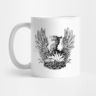 Vintage Mythological Phoenix Mug